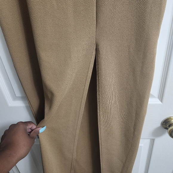 Tan high split bodycon dress - Picture 4 of 4